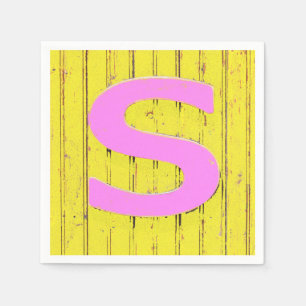 Servilleta De Papel Letra s