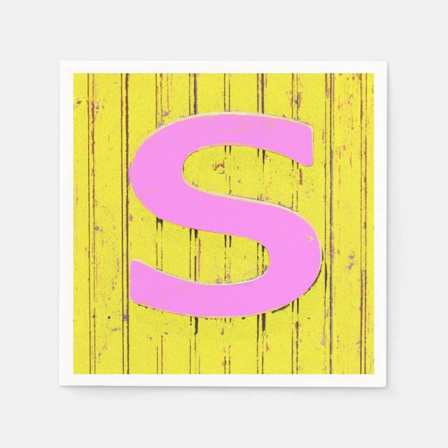 Servilleta De Papel Letra s (Anverso)