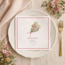 Letrero de bienvenida de gingham rosa recién salid
