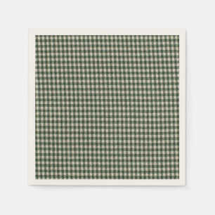 Servilleta De Papel Letrero de bienvenida de gingham vintage Apple-y E