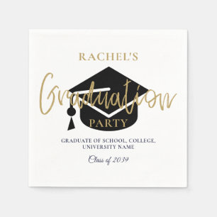 Servilleta De Papel Letrero de bienvenida para fiesta de graduación co