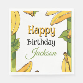 Servilleta De Papel Let's Go Bananas Any Age Birthday Party