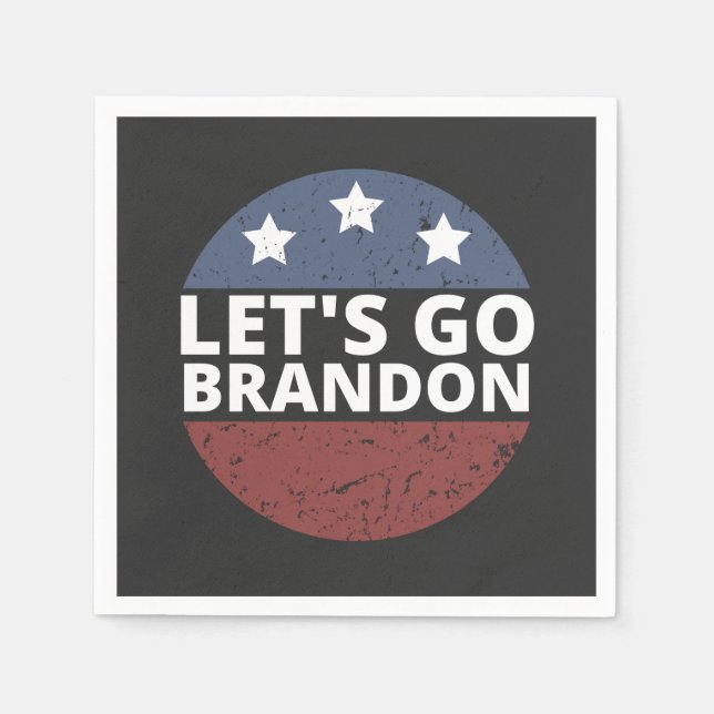 Servilleta De Papel let's go brandon (Anverso)