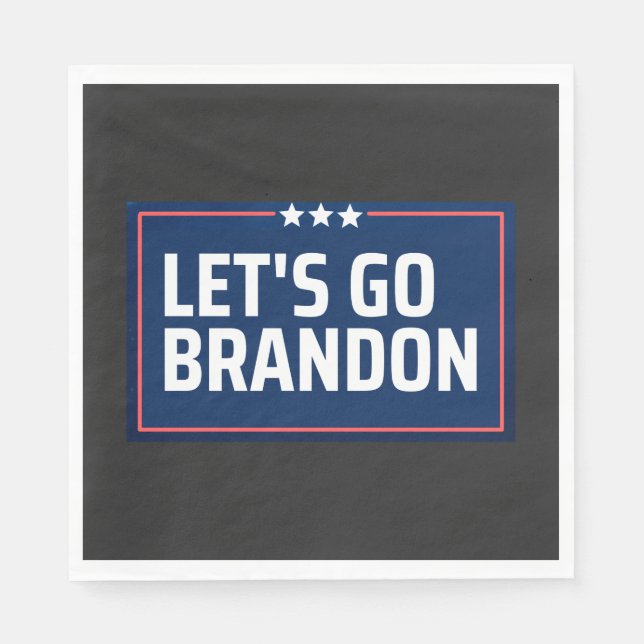 Servilleta De Papel Let's Go Brandon (Anverso)