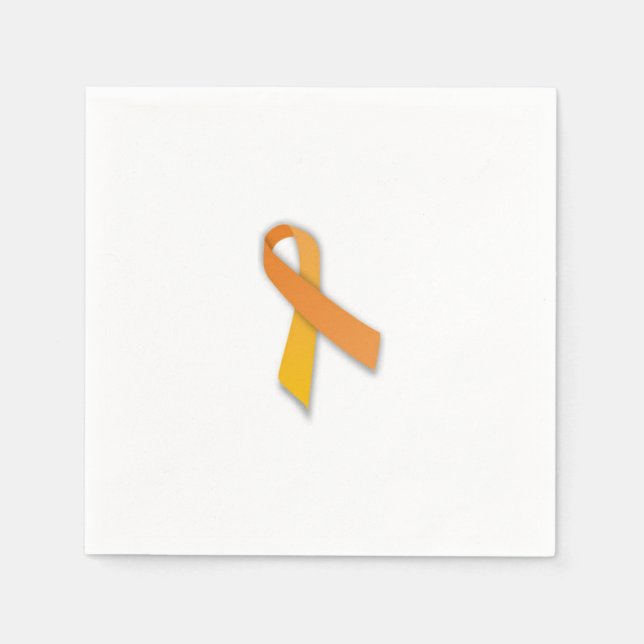 Servilleta De Papel Leukemia Ribbon Napkins (Anverso)