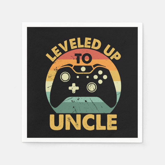 Servilleta De Papel Leveled Up to Uncle (Anverso)
