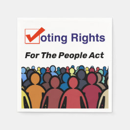 Servilleta De Papel Ley de derechos de voto para el pueblo