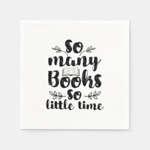 Servilleta De Papel Leyendo arte tantos libros tan poco tiempo