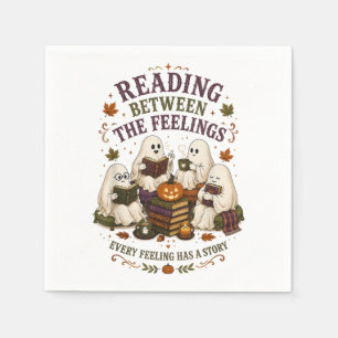 Servilleta De Papel Leyendo entre los sentimientos lectores fantasmale