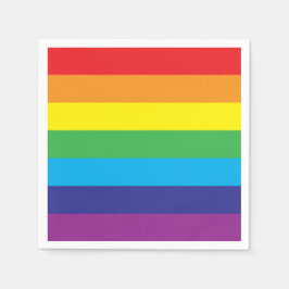 Servilleta De Papel Lgbt Rayos Arcoiris Lgbt