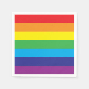 Servilleta De Papel Lgbt Rayos Arcoiris Lgbt