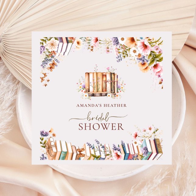 Servilleta De Papel Librería Rubor Wildflower Bridal Shower (Subido por el creador)