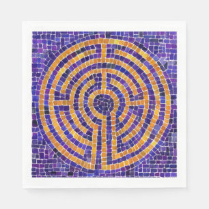 Servilleta De Papel LIBRINTH MOSAIC Ropa de papel de almuerzo estándar
