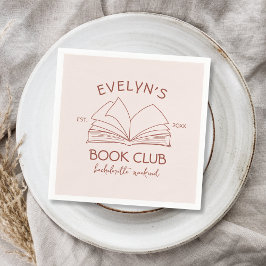 Servilleta De Papel Libro Club Bachelorette Bookish Hand Drake
