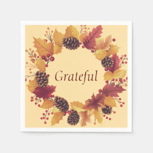 Servilleta De Papel Libro de Acción de Gracias
