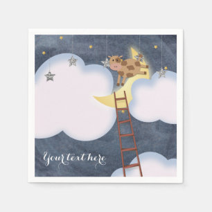 Servilleta De Papel Libro de Historias de Baby Shower Rima de Guarderí