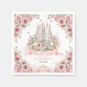 Servilleta De Papel Libro de historias del castillo de la princesa flo
