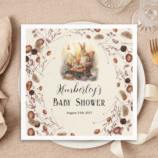 Servilleta De Papel Libro de historias Nuevo capítulo Baby Shower Clas (Subido por el creador)