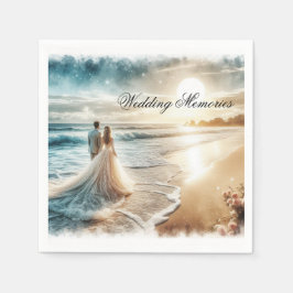 Servilleta De Papel Libro de Recuerdos de boda