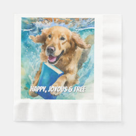 Servilleta De Papel Libro Grande de Recuperación de Perro Sobrio | Tex