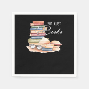 Servilleta De Papel Libro Nerd Bibliophile Lover Literature Readin