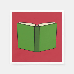 Servilleta De Papel Libro Verde personalizado