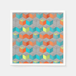 Servilleta De Papel Libros abiertos