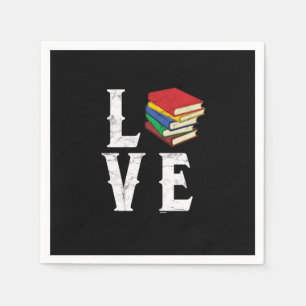 Servilleta De Papel Libros De Amor Lectores De Lectores De Libros Leye