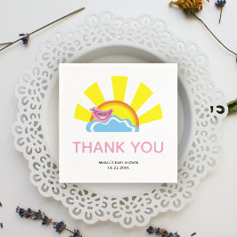 Servilleta De Papel Libros de pájaros y solares para Baby Shower Graci