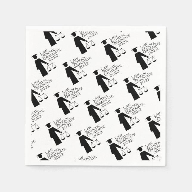 Servilleta De Papel Licenciado en Derecho en 2022 (Anverso)