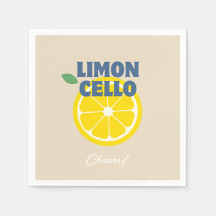 Servilleta De Papel Licor Limoncello Casero Amor Beige