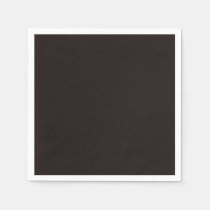 Servilleta De Papel Licorice Black Standard Coctail Paper Napkin