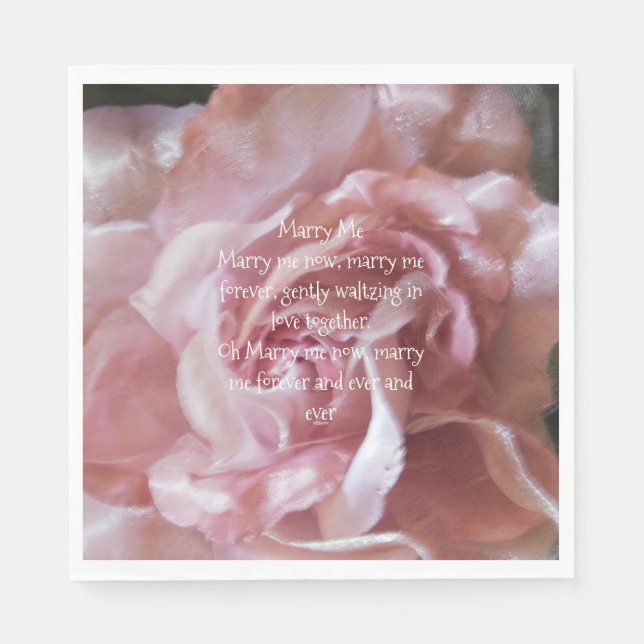 Servilleta De Papel lienzo boda (Anverso)