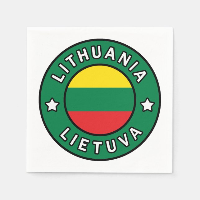 Servilleta De Papel Lietuva (Anverso)