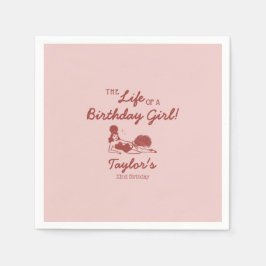 Servilleta De Papel Life of a Birthday Girl Party