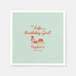 Servilleta De Papel Life of a Birthday Girl Party