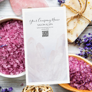 Servilleta De Papel Light Pale Purple Crystals Salon Spa