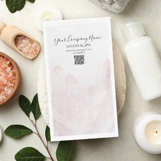 Servilleta De Papel Light Rubor Pink Crystals Salon Spa