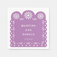 LILA MEXICAN PAPEL PICADO