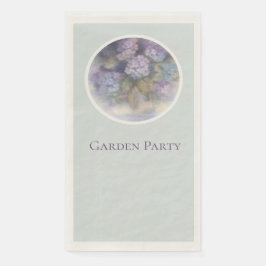 Servilleta De Papel Lilac Hydrangea Garden Party Guest Towels