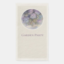 Servilleta De Papel Lilac Hydrangea Garden Party Guest Towels