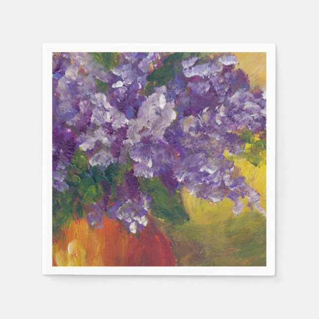 Servilleta De Papel Lilac - Napkin de papel (Anverso)