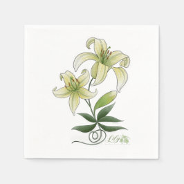 Servilleta De Papel Lilies