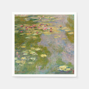 Servilleta De Papel Lillies por el agua por Claude Monet