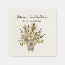 Servilleta De Papel Lily Of The Valley Bouquet Bridal Shower