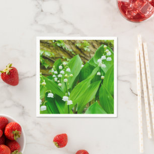 Servilleta De Papel Lily of the Valley Paper Napkins