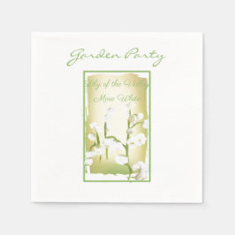 Servilleta De Papel Lily of the Valley Watercolor Seed Pack