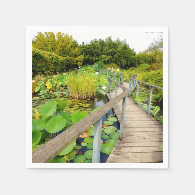 Servilleta De Papel Lily Pond Paper Napkins (Anverso)