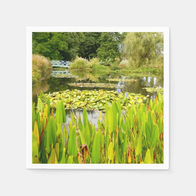 Servilleta De Papel Lily Pond Paper Napkins (Anverso)