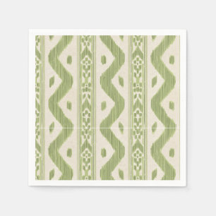 Servilleta De Papel Lima Ikat, Barra de Primavera a Rayas